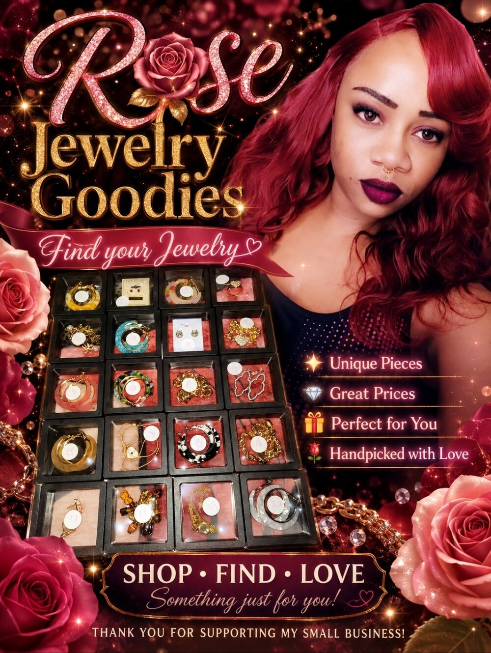 Rose 🌹 Jewelry Goodies